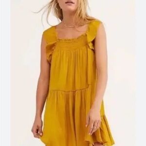 Free People  Sz Xs Intimately Want Your Love Slip Dress Absinthe